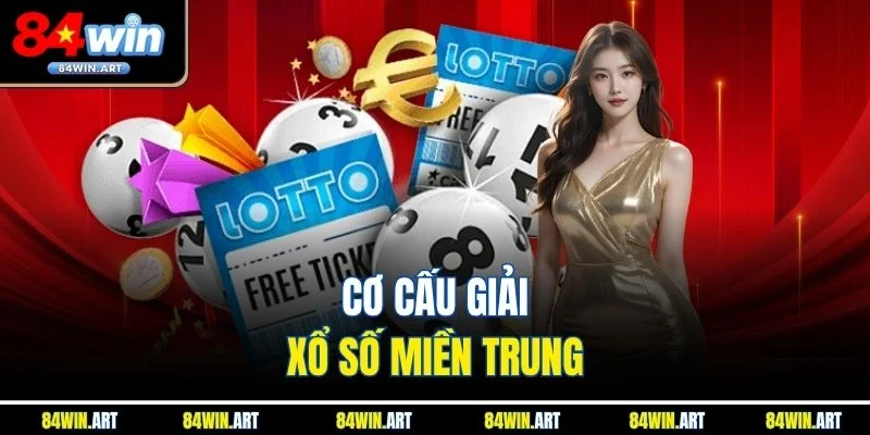 Cơ cấu giải xổ số miền trung