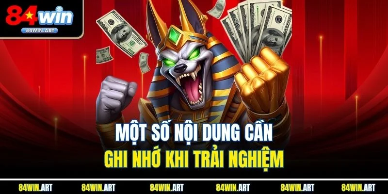 Một số nội dung cần ghi nhớ khi trải nghiệm